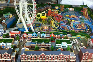 游樂場地形沙盤模型設(shè)計