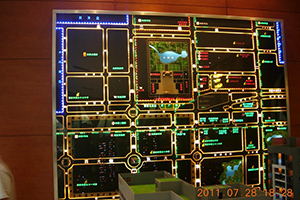 壁掛區(qū)位沙盤模型